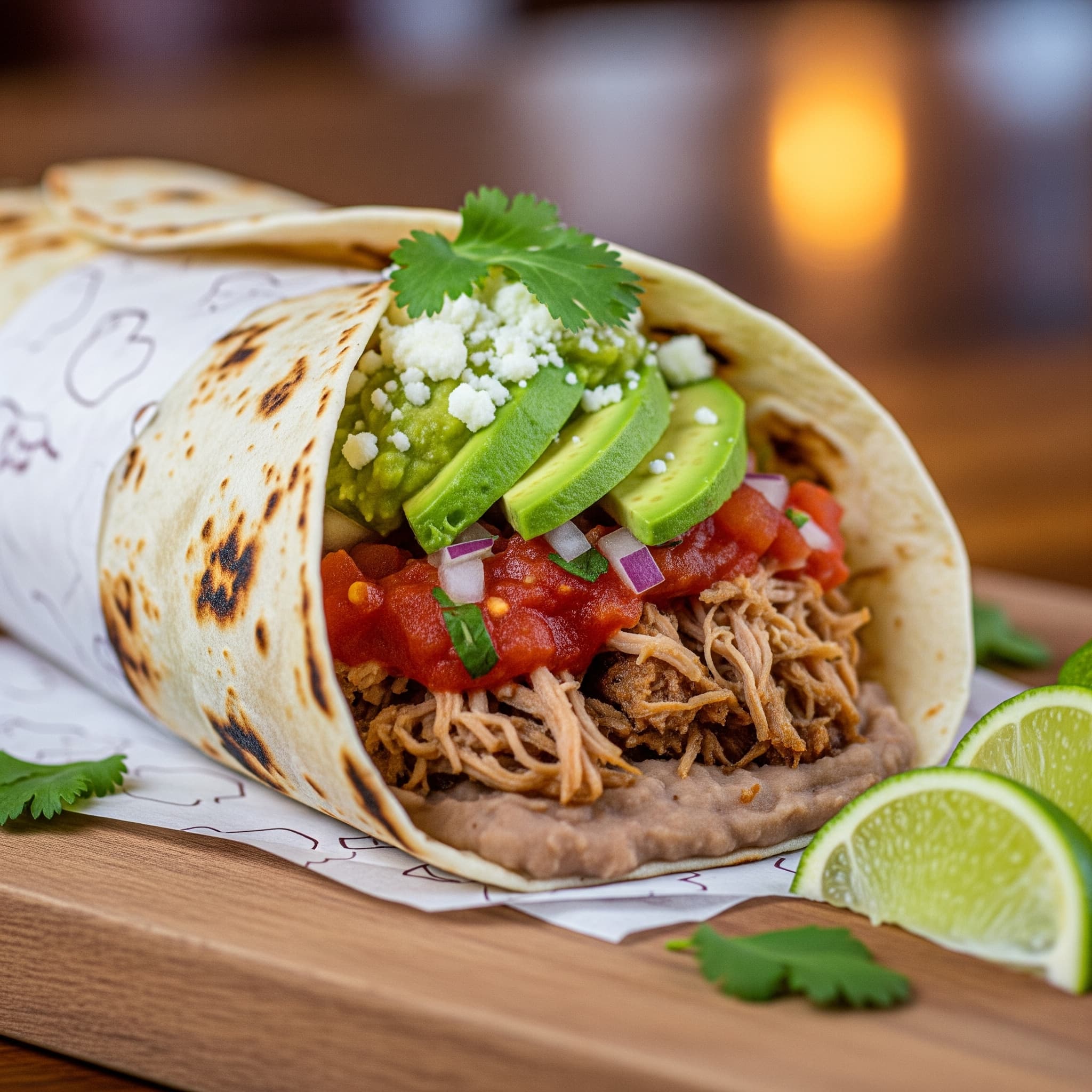 Burritos cuisine
