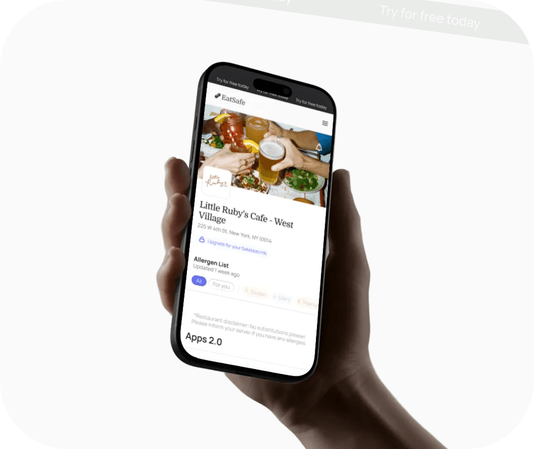 Your food allergy app