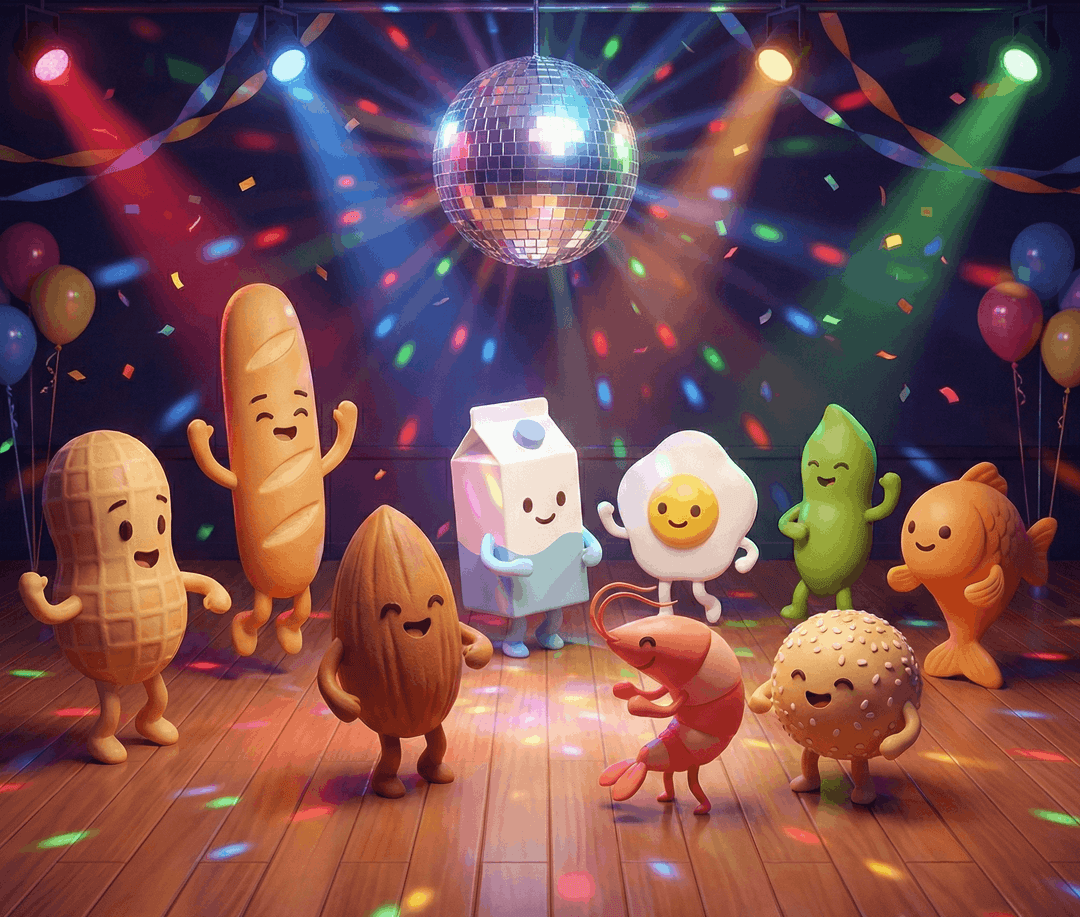 Covers the top 9 allergens